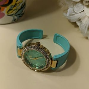 💙NWOT Gold & Turquoise Watch